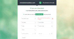 Desktop Screenshot of minisitetemplates.com